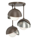 Hubbardton Forge 121374 Brooklyn 3-Light Double Shade Semi-Flush 4