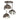 Hubbardton Forge 121374 Brooklyn 3-Light Double Shade Semi-Flush 4