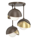 Hubbardton Forge 121374 Brooklyn 3-Light Double Shade Semi-Flush 5