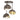 Hubbardton Forge 121374 Brooklyn 3-Light Double Shade Semi-Flush 5