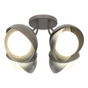 Hubbardton Forge 121376 Brooklyn 4-Light Double Shade Semi-Flush 17