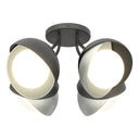 Hubbardton Forge 121376 Brooklyn 4-Light Double Shade Semi-Flush 24