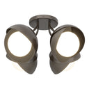 Hubbardton Forge 121376 Brooklyn 4-Light Double Shade Semi-Flush 29