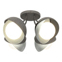 Hubbardton Forge 121376 Brooklyn 4-Light Double Shade Semi-Flush 42