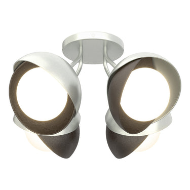 Hubbardton Forge 121376 Brooklyn 4-Light Double Shade Semi-Flush 49