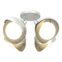 Hubbardton Forge 121376 Brooklyn 4-Light Double Shade Semi-Flush 54