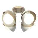 Hubbardton Forge 121376 Brooklyn 4-Light Double Shade Semi-Flush 60