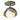 Hubbardton Forge 121377 Brooklyn 1-Light Double Shade Semi-Flush