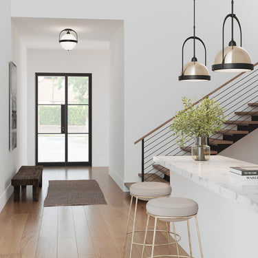 Hubbardton Forge 121380 Atlas Semi-Flush 3