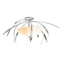 Hubbardton Forge 124352 Dahlia Medium 2 Light Incandescent Semi-Flush in Opal Glass 7