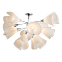 Hubbardton Forge 124362 Mobius 12 Light Incandescent Semi-Flush in Spun Frost Shade 6