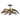 Hubbardton Forge 128712 Corona 4 Light Semi-Flush 1