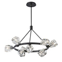 Hubbardton Forge 131067-CR Gatsby 9-Light Ring Chandelier 1