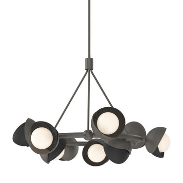 Hubbardton Forge 131068-GG Brooklyn 9-Light Chandelier - Crescent Harbor