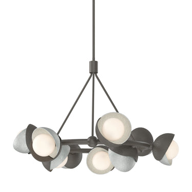 Hubbardton Forge 131068-GG Brooklyn 9-Light Chandelier - Crescent Harbor