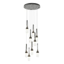 Hubbardton Forge 131100 Link 9-Light Blown Glass Round Pendant 10