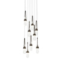 Hubbardton Forge 131100 Link 9-Light Blown Glass Round Pendant 12