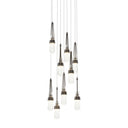 Hubbardton Forge 131100 Link 9-Light Blown Glass Round Pendant 14
