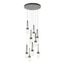 Hubbardton Forge 131100 Link 9-Light Blown Glass Round Pendant 15