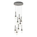 Hubbardton Forge 131100 Link 9-Light Blown Glass Round Pendant 17