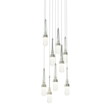 Hubbardton Forge 131100 Link 9-Light Blown Glass Round Pendant 20