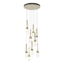 Hubbardton Forge 131100 Link 9-Light Blown Glass Round Pendant 27