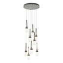 Hubbardton Forge 131100 Link 9-Light Blown Glass Round Pendant 6