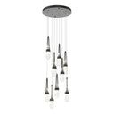 Hubbardton Forge 131100 Link 9-Light Blown Glass Round Pendant 8