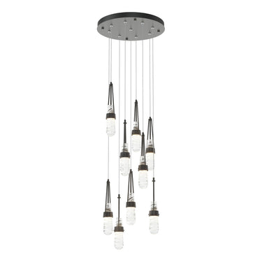 Hubbardton Forge 131100 Link 9-Light Blown Glass Round Pendant 8