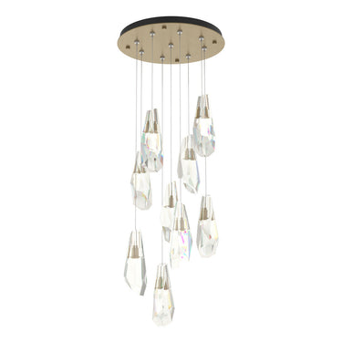 Hubbardton Forge 131101 Luma 9-Light Large Crystal Round Pendant 12