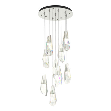 Hubbardton Forge 131101 Luma 9-Light Large Crystal Round Pendant 14