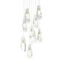 Hubbardton Forge 131101 Luma 9-Light Large Crystal Round Pendant 15