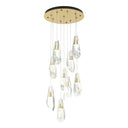 Hubbardton Forge 131101 Luma 9-Light Large Crystal Round Pendant 16