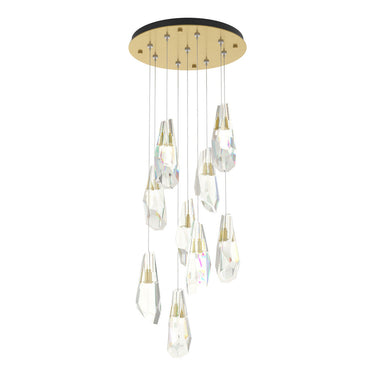 Hubbardton Forge 131101 Luma 9-Light Large Crystal Round Pendant 16