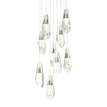 Hubbardton Forge 131101 Luma 9-Light Large Crystal Round Pendant 2