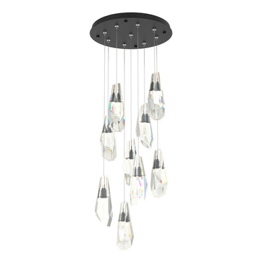 Hubbardton Forge 131101 Luma 9-Light Large Crystal Round Pendant 5
