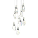 Hubbardton Forge 131101 Luma 9-Light Large Crystal Round Pendant 6