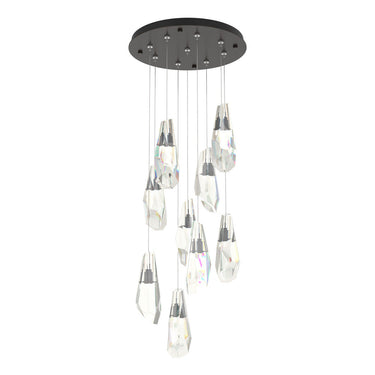 Hubbardton Forge 131101 Luma 9-Light Large Crystal Round Pendant 7