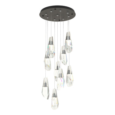 Hubbardton Forge 131101 Luma 9-Light Large Crystal Round Pendant 9