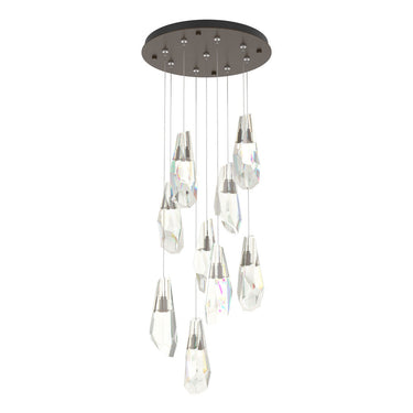 Hubbardton Forge 131101 Luma 9-Light Large Crystal Round Pendant 1