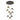 Hubbardton Forge 131105 Brooklyn 9-Light Double Shade Round Pendant - Standard - Crescent Harbor