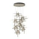 Hubbardton Forge 131107 Tura 9-Light Seeded Glass Round Pendant 13