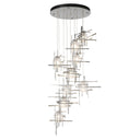 Hubbardton Forge 131107 Tura 9-Light Seeded Glass Round Pendant 15