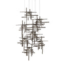 Hubbardton Forge 131107 Tura 9-Light Seeded Glass Round Pendant 2