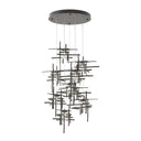 Hubbardton Forge 131107 Tura 9-Light Seeded Glass Round Pendant 3