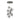 Hubbardton Forge 131107 Tura 9-Light Seeded Glass Round Pendant 3