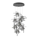 Hubbardton Forge 131107 Tura 9-Light Seeded Glass Round Pendant 5