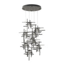Hubbardton Forge 131107 Tura 9-Light Seeded Glass Round Pendant 9