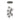 Hubbardton Forge 131107 Tura 9-Light Seeded Glass Round Pendant 9