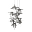 Hubbardton Forge 131107 Tura 9-Light Seeded Glass Round Pendant 10